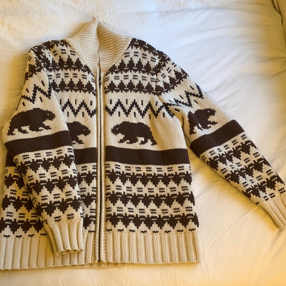 Levi’s Knit Wool Full Zip Sweater - sz XXL